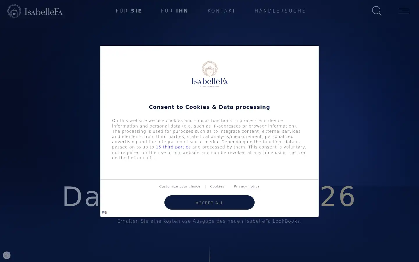 Screenshot of isabellefa.com