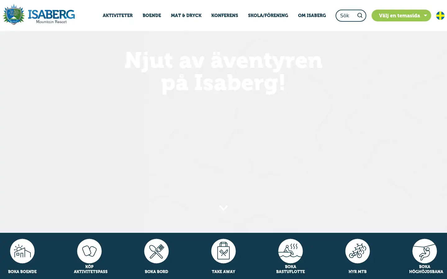 Screenshot of isaberg.com