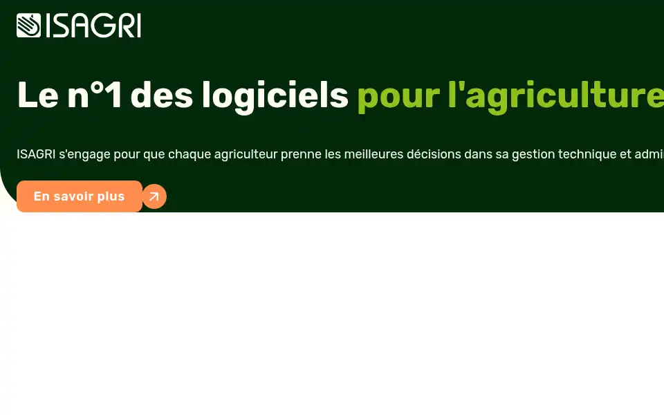 Screenshot of isagri.fr