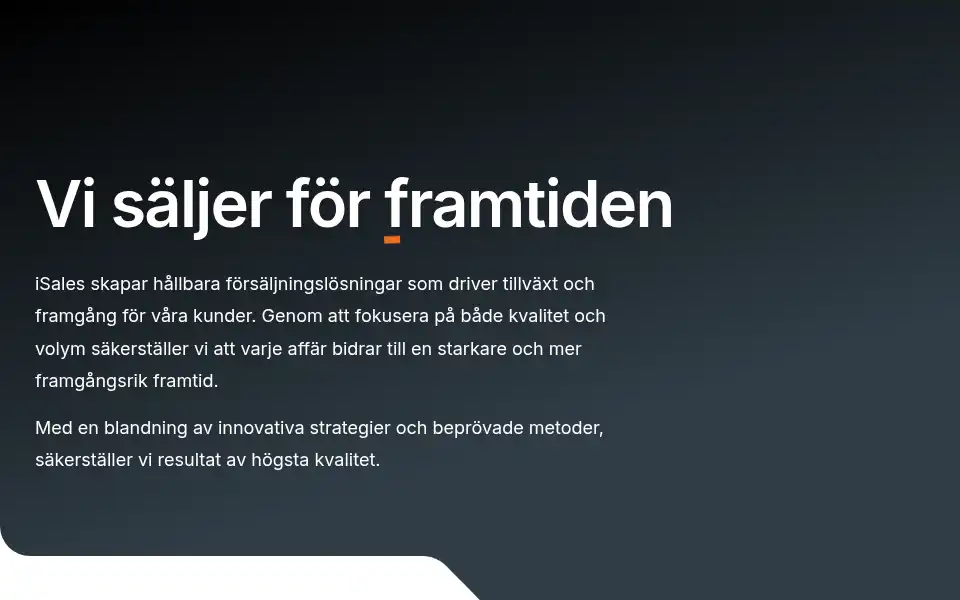 Screenshot of isales.se