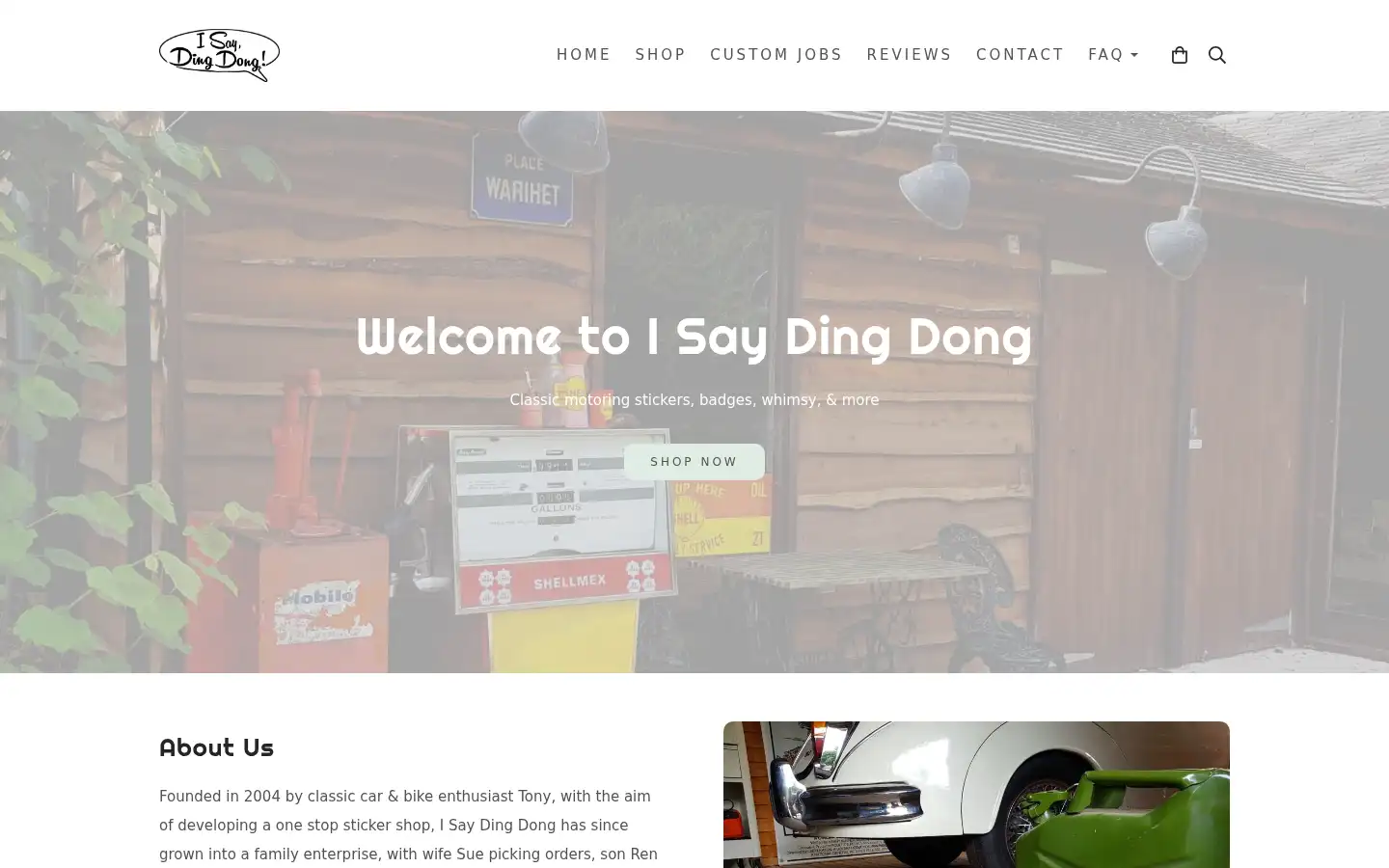 Screenshot of isaydingdong.com