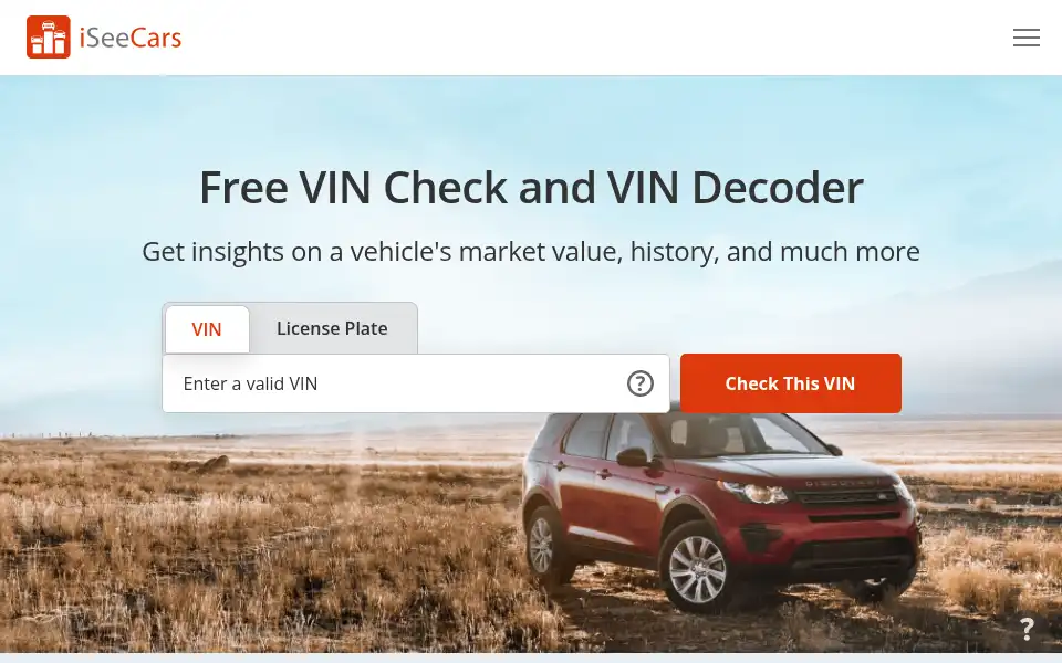 Screenshot of iseecars.com