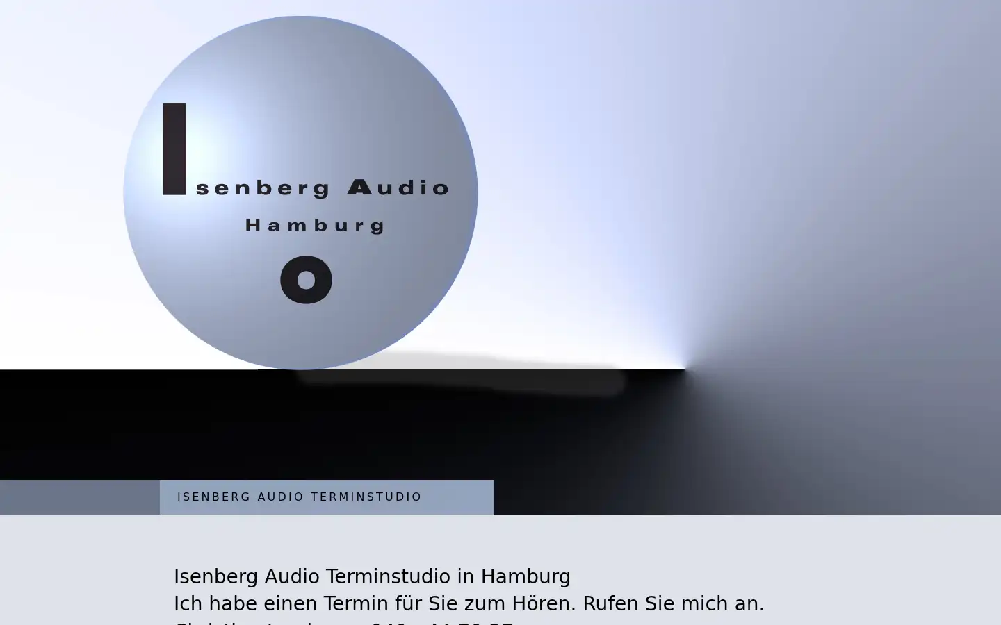 Screenshot of isenbergaudio.de