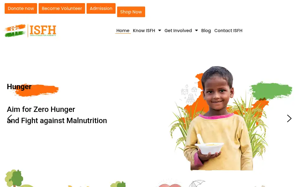 Screenshot of isfhfoundation.com