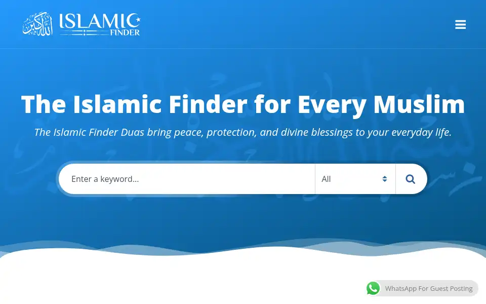 Screenshot of islamicfinder.in