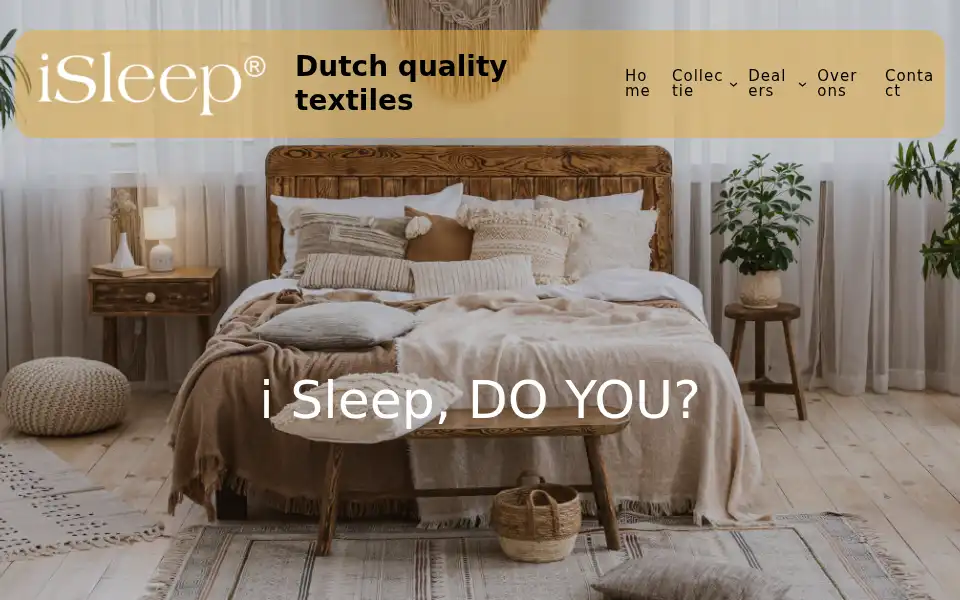 Screenshot of isleep.nl