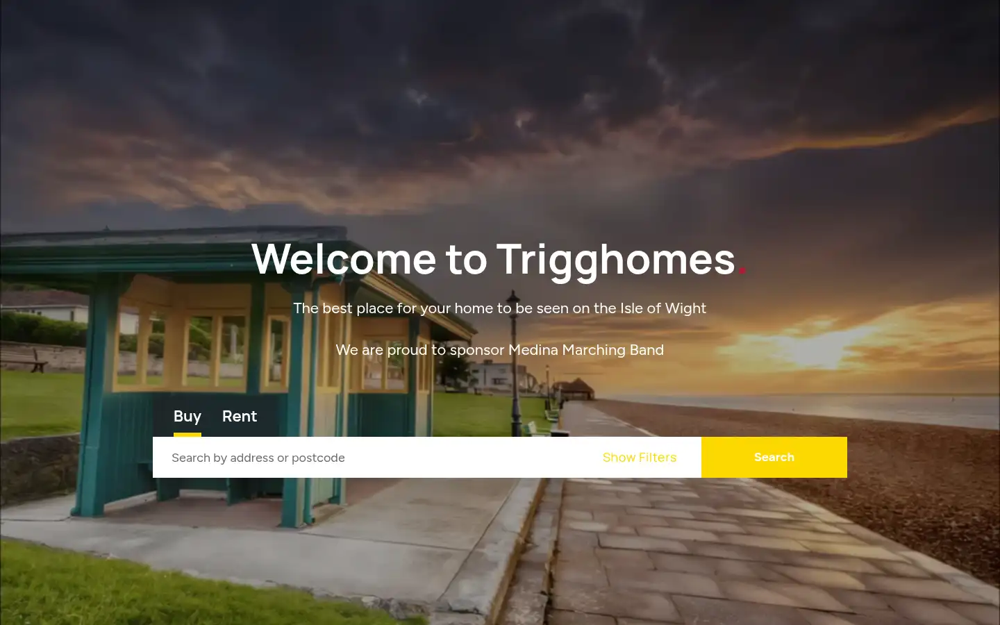 Screenshot of isleofwightestateagents.co.uk