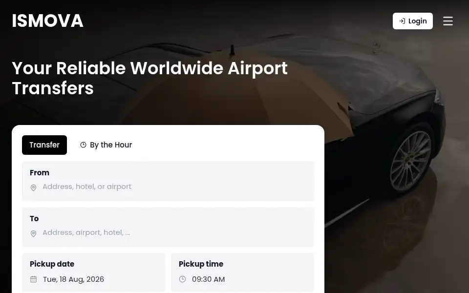 Screenshot of ismova.com