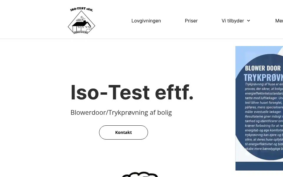Screenshot of iso-test.dk
