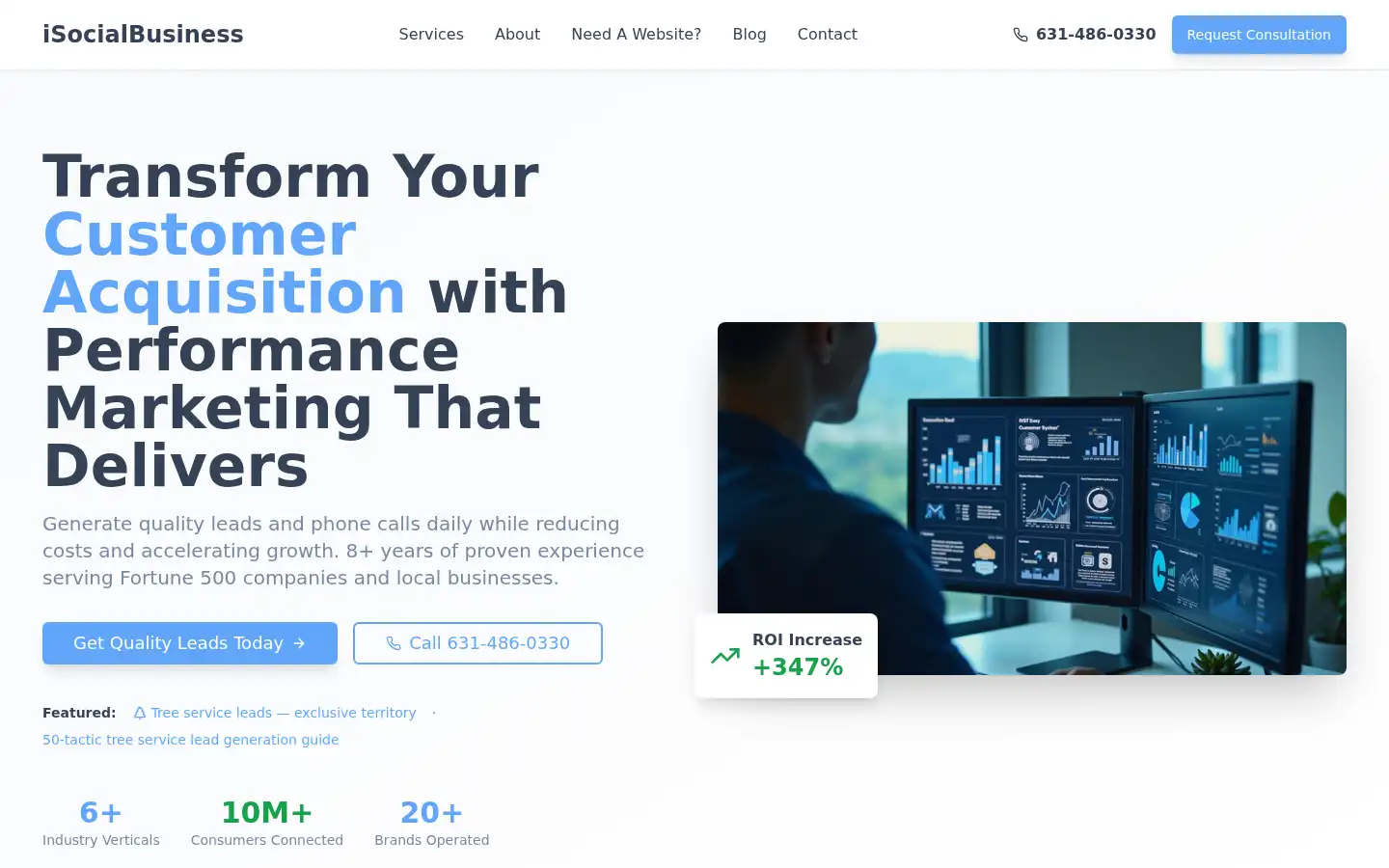 Screenshot of isocialbusiness.com