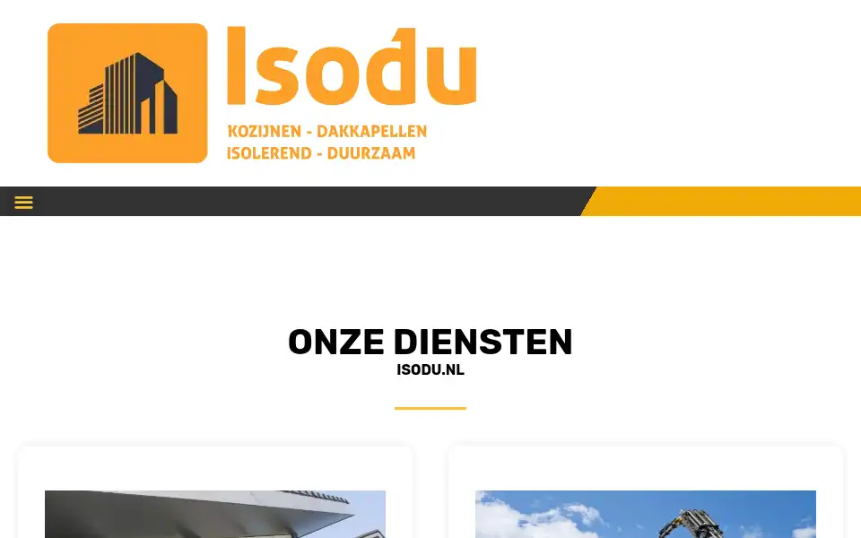 Screenshot of isodu.nl