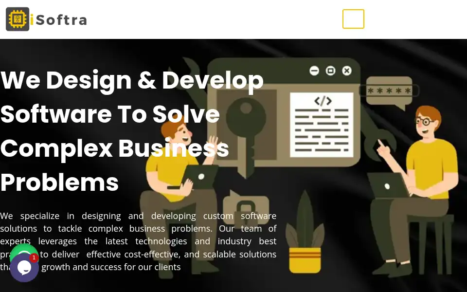 Screenshot of isoftra.com
