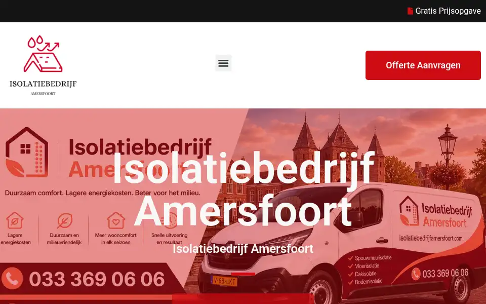 Screenshot of isolatiebedrijfamersfoort.com