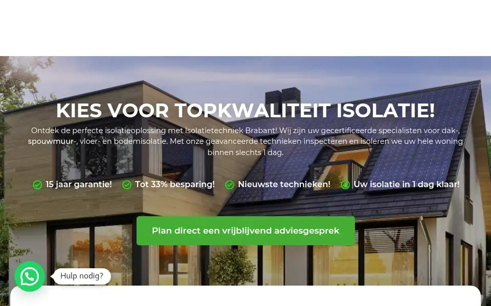 Screenshot of isolatietechniekbrabant.nl