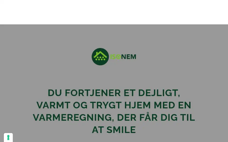 Screenshot of isonem.dk