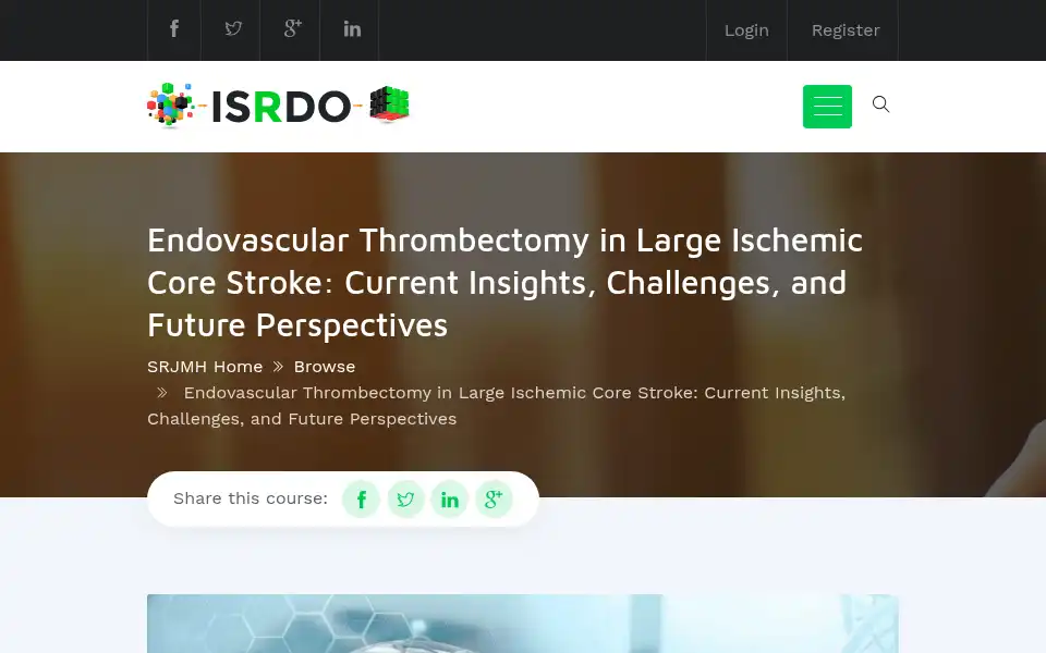 Screenshot of isrdo.org