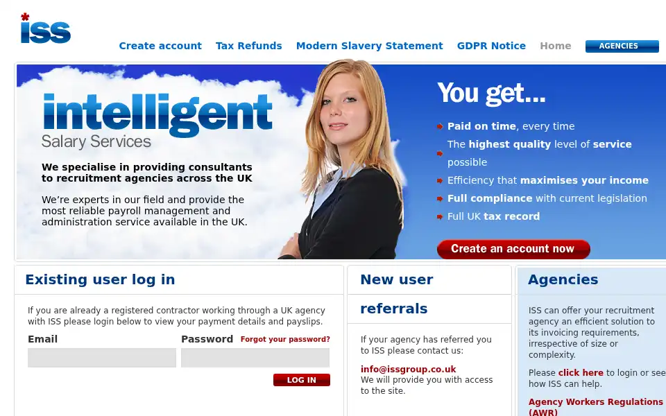 Screenshot of issgroup.co.uk