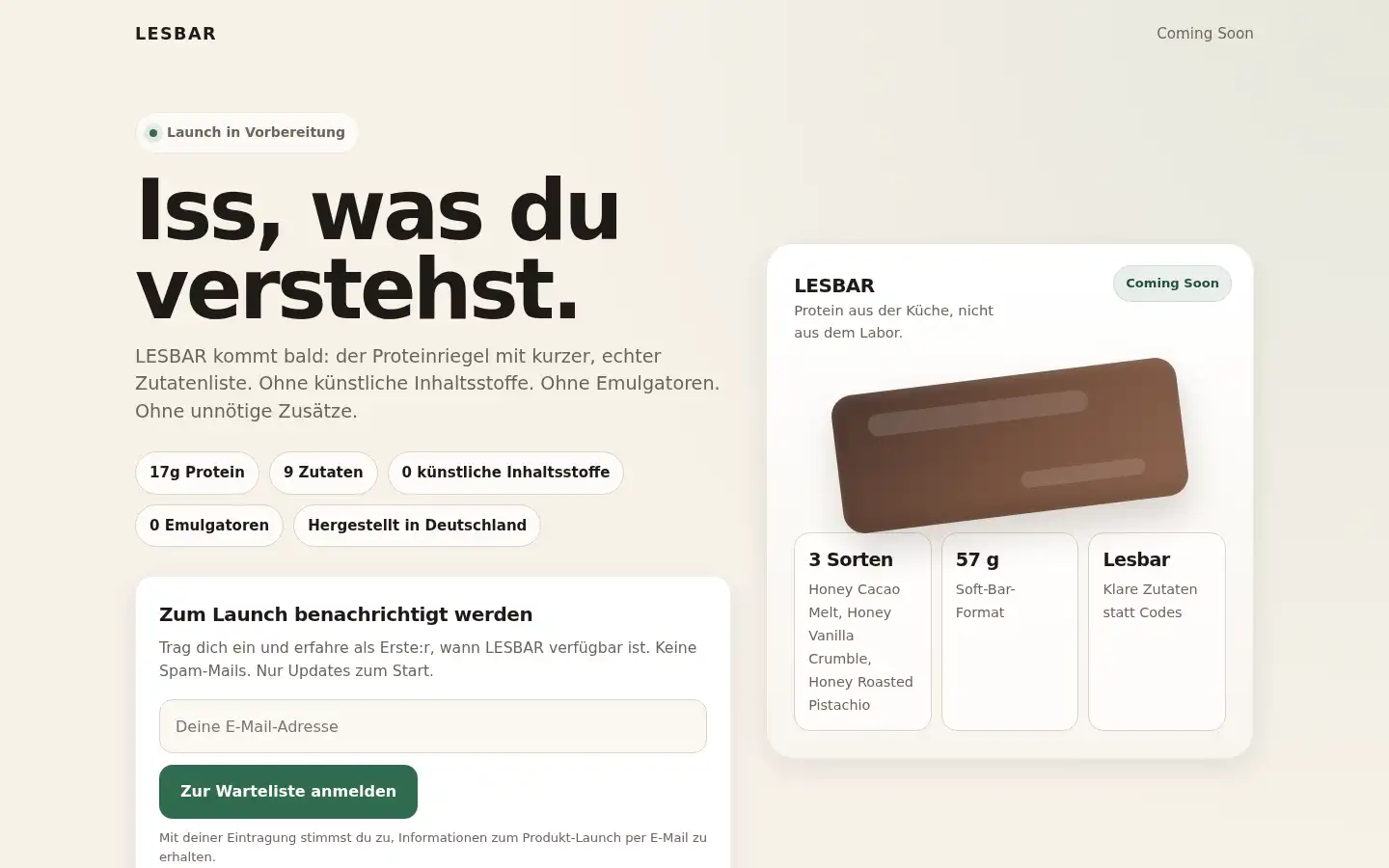 Screenshot of isslesbar.de