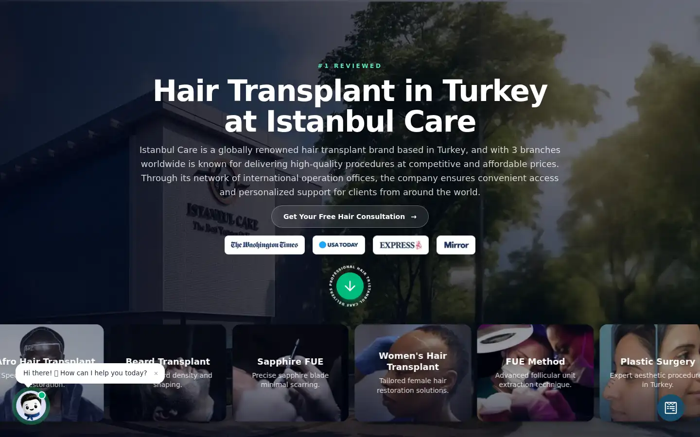 Screenshot of istanbul-care.com