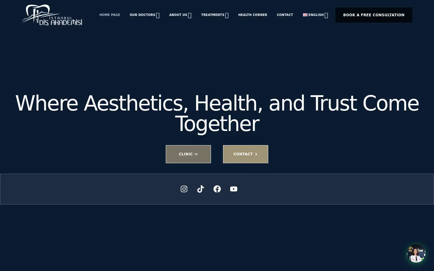 Screenshot of istanbuldisakademisi.com