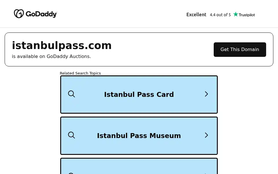 Screenshot of istanbulpass.com