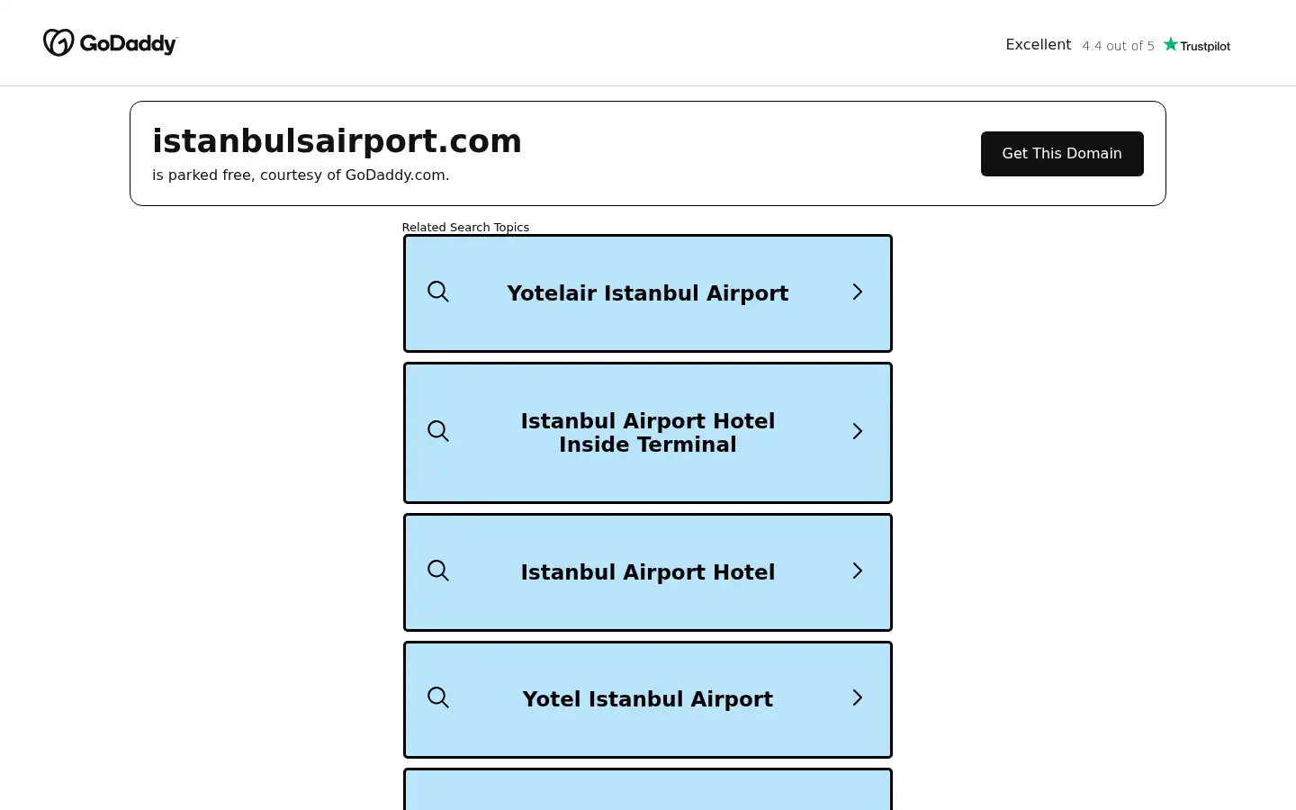 Screenshot of istanbulsairport.com