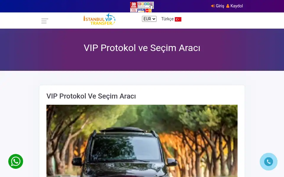 Screenshot of istanbulviptransfer.com