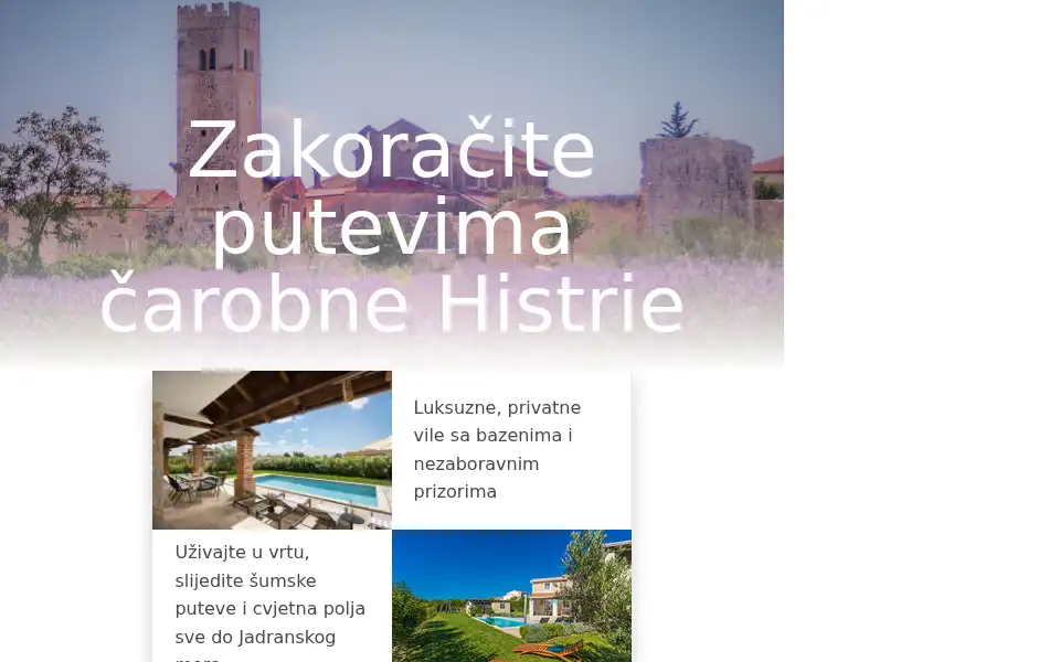 Screenshot of istarskidvori.hr