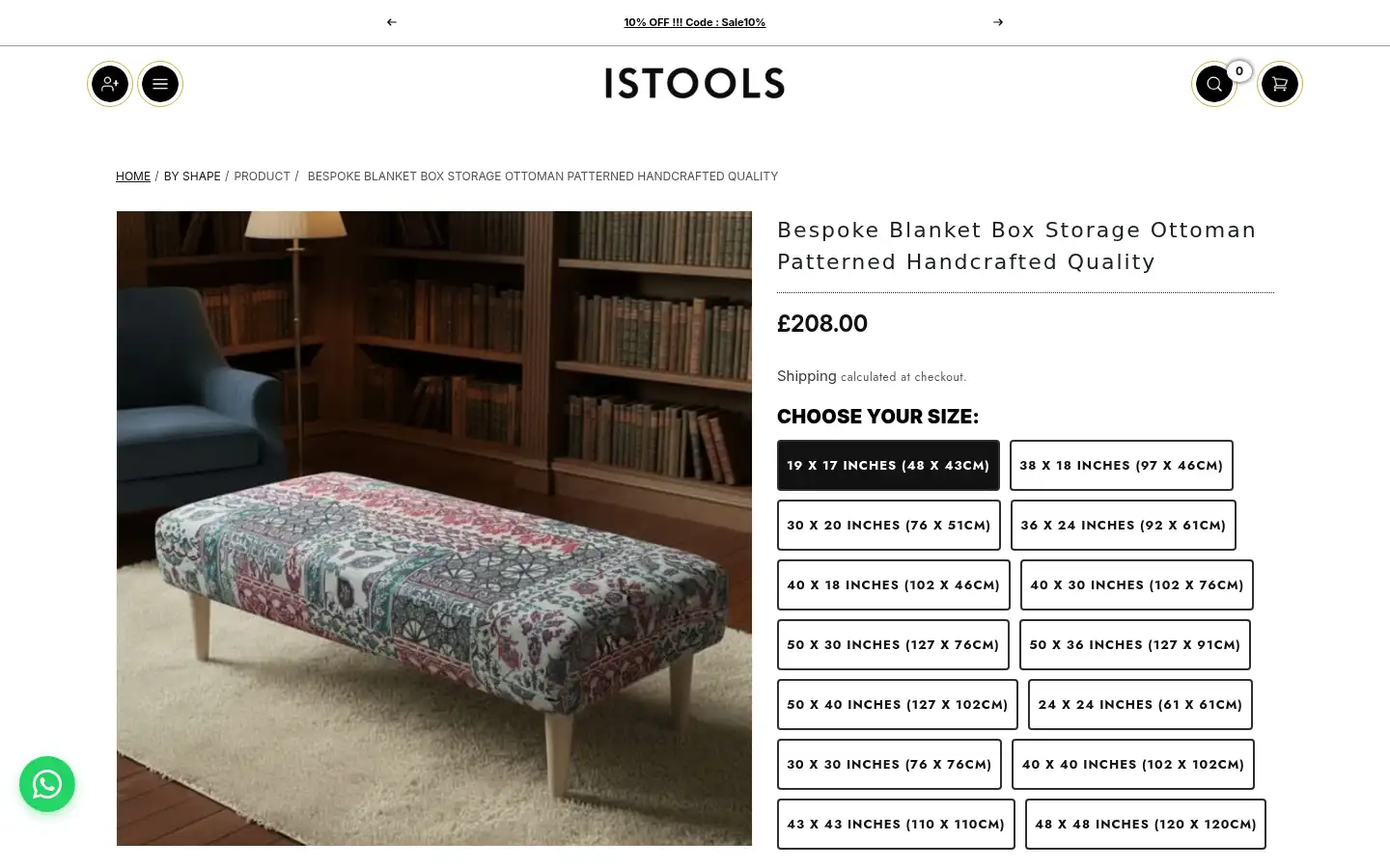 Screenshot of istools.co.uk