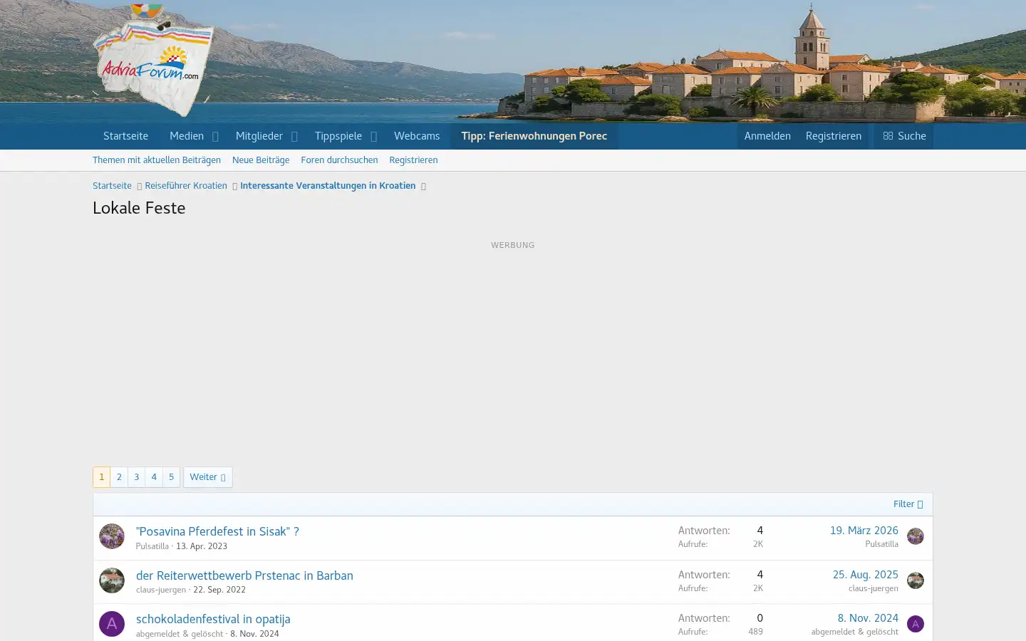 Screenshot of istrien.info