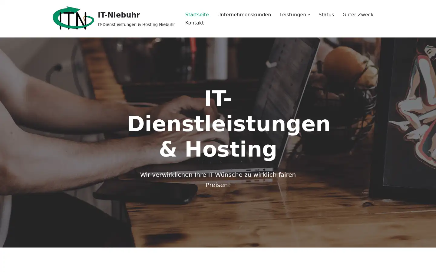 Screenshot of it-niebuhr.de