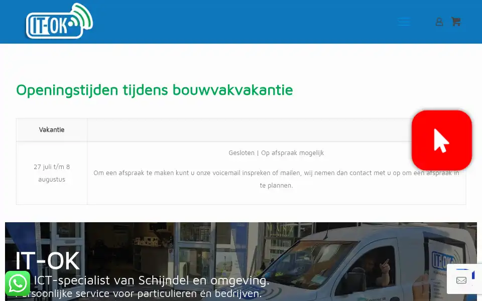 Screenshot of it-ok.nl