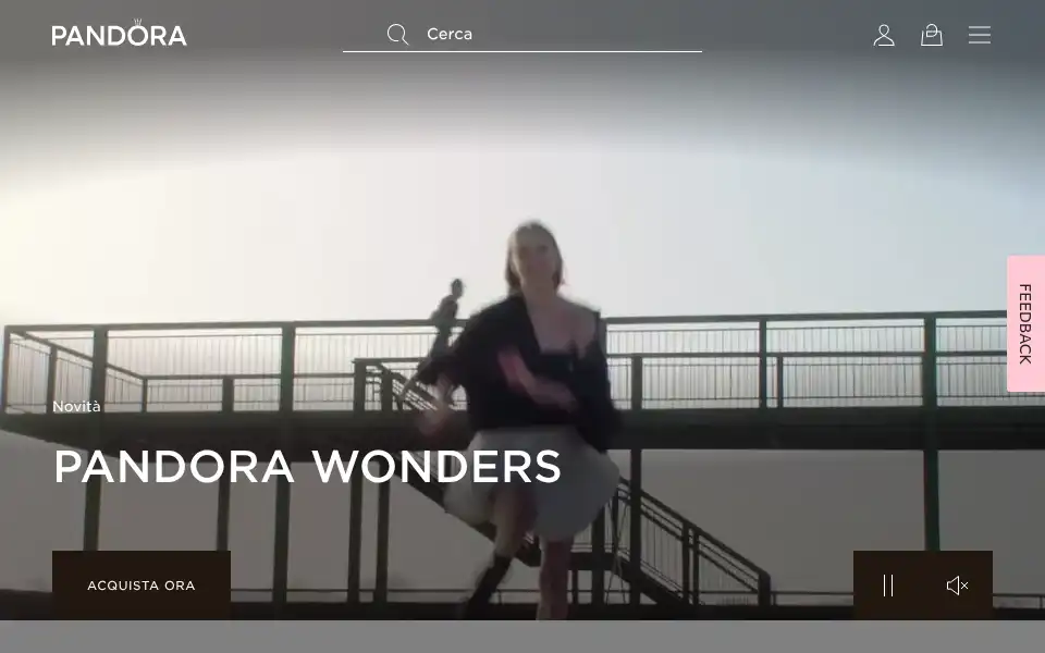 Screenshot of it.pandora.net