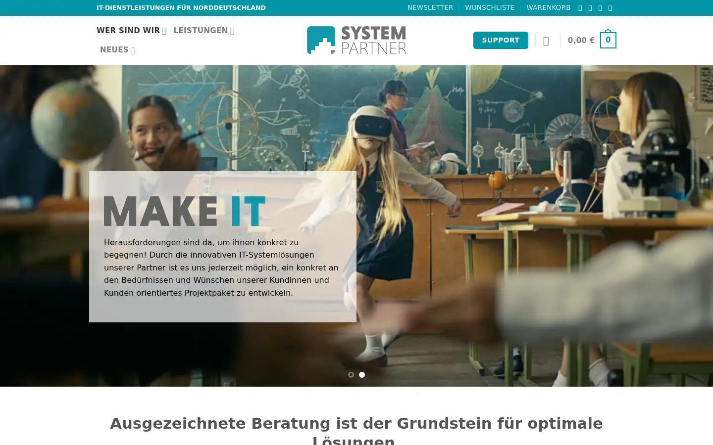 Screenshot of it-system-partner.de