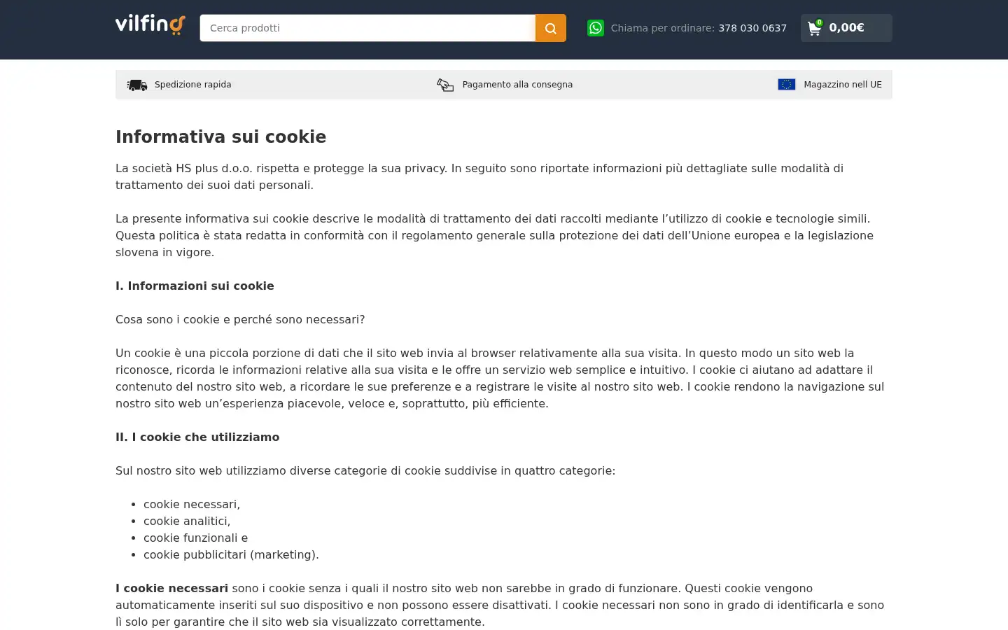 Screenshot of it.vilfino.com