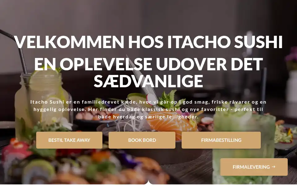 Screenshot of itacho.dk