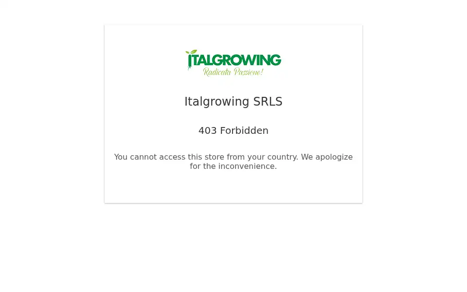 Screenshot of italgrowing.it