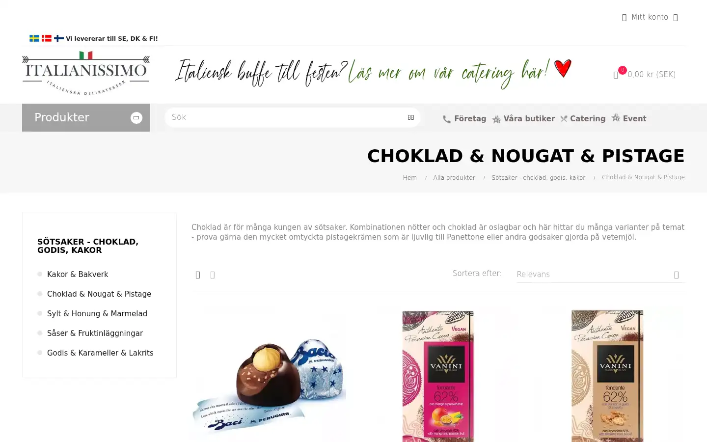 Screenshot of italianissimo.se