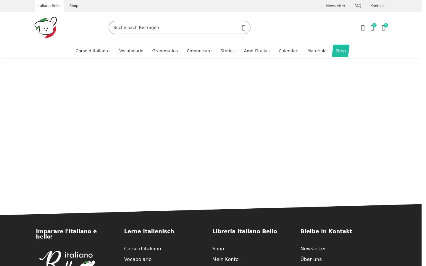 Screenshot of italiano-bello.com