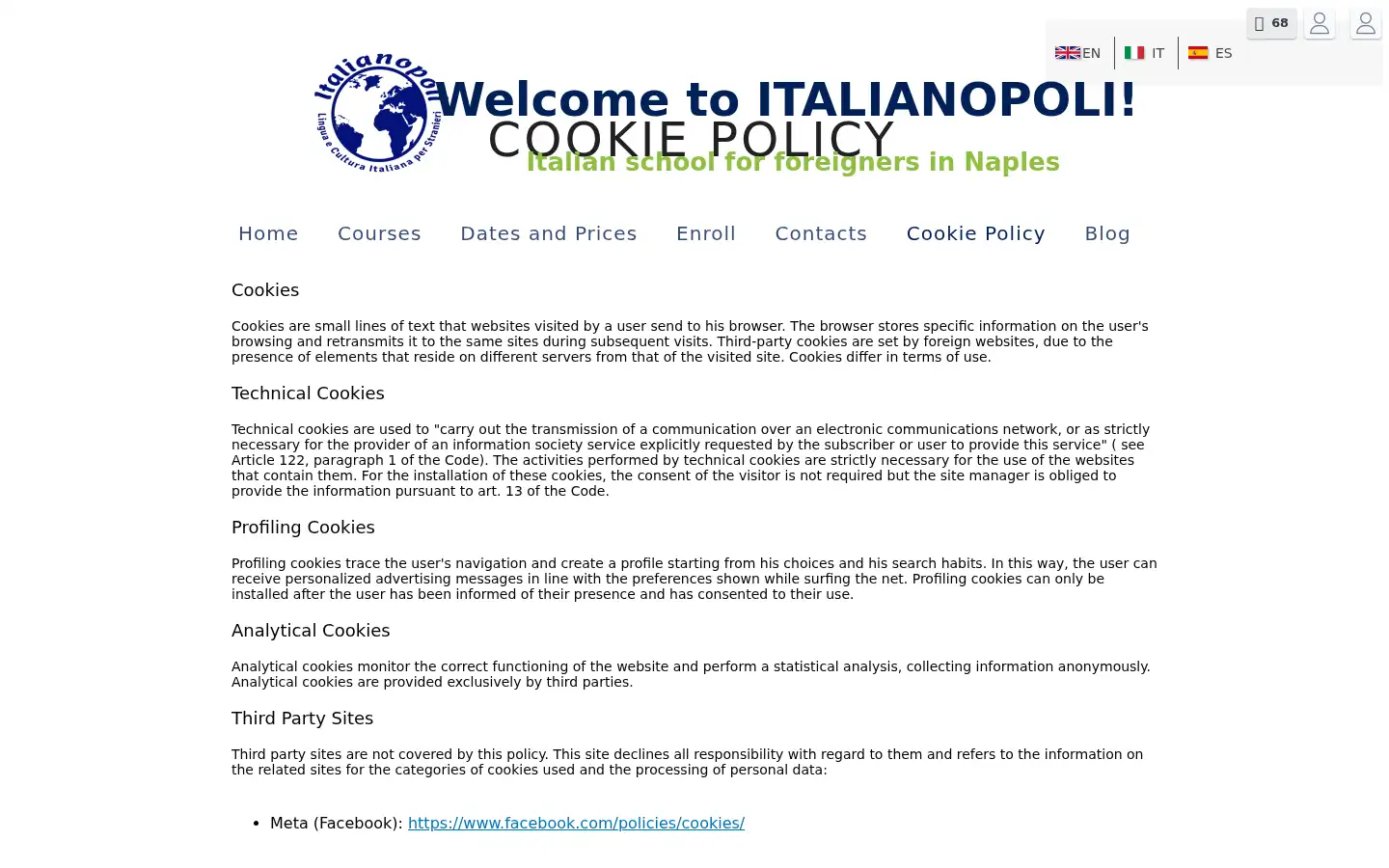 Screenshot of italianopoli.com