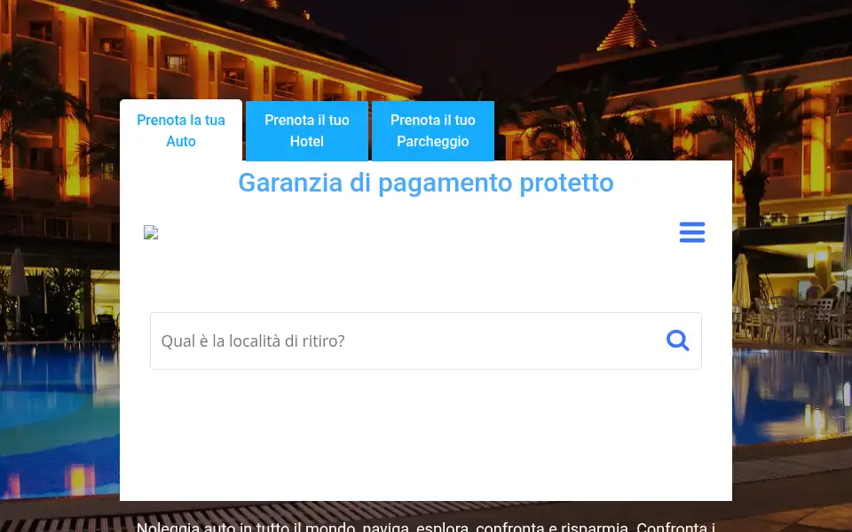 Screenshot of italybycar.it
