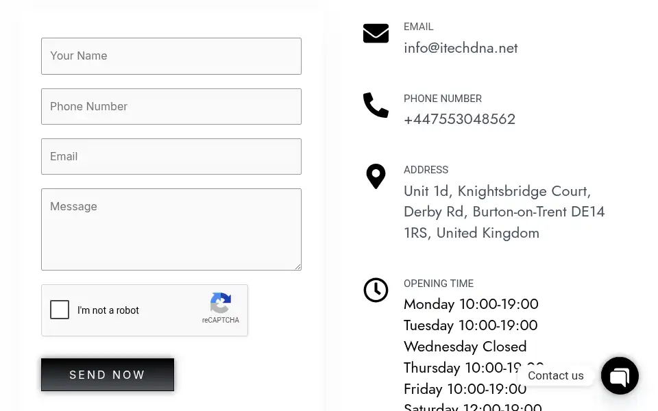 Screenshot of itechdna.net