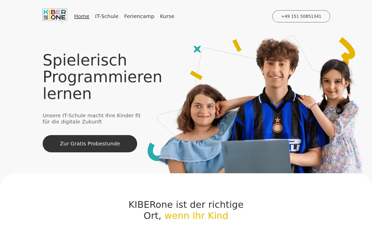 Screenshot of itfuerkinder.de