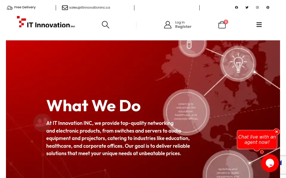 Screenshot of itinnovationinc.ca