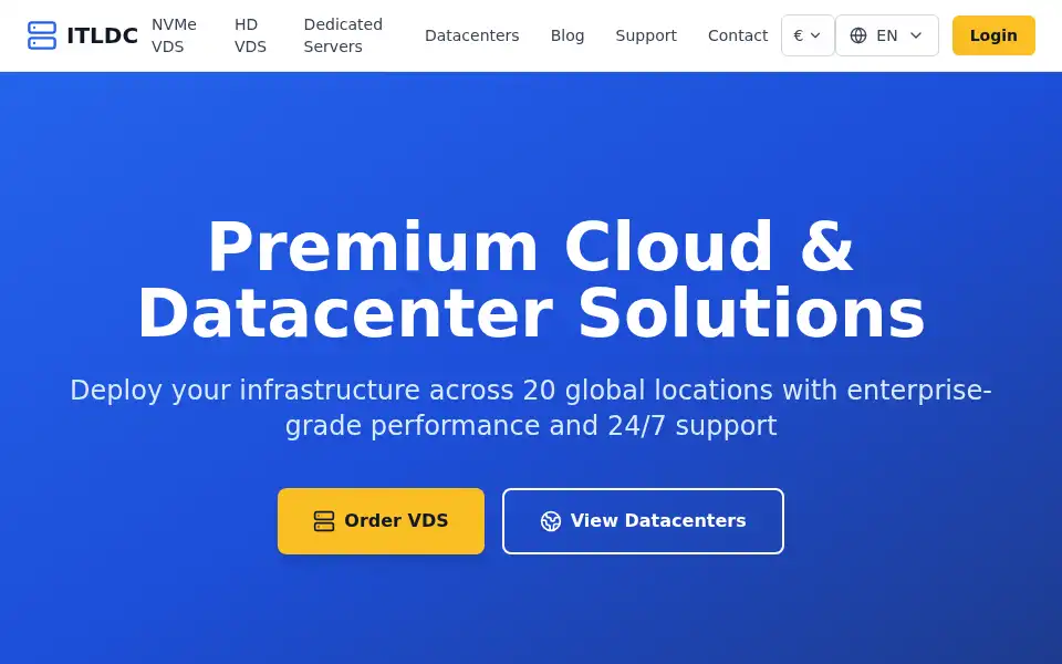 Screenshot of itldc.com