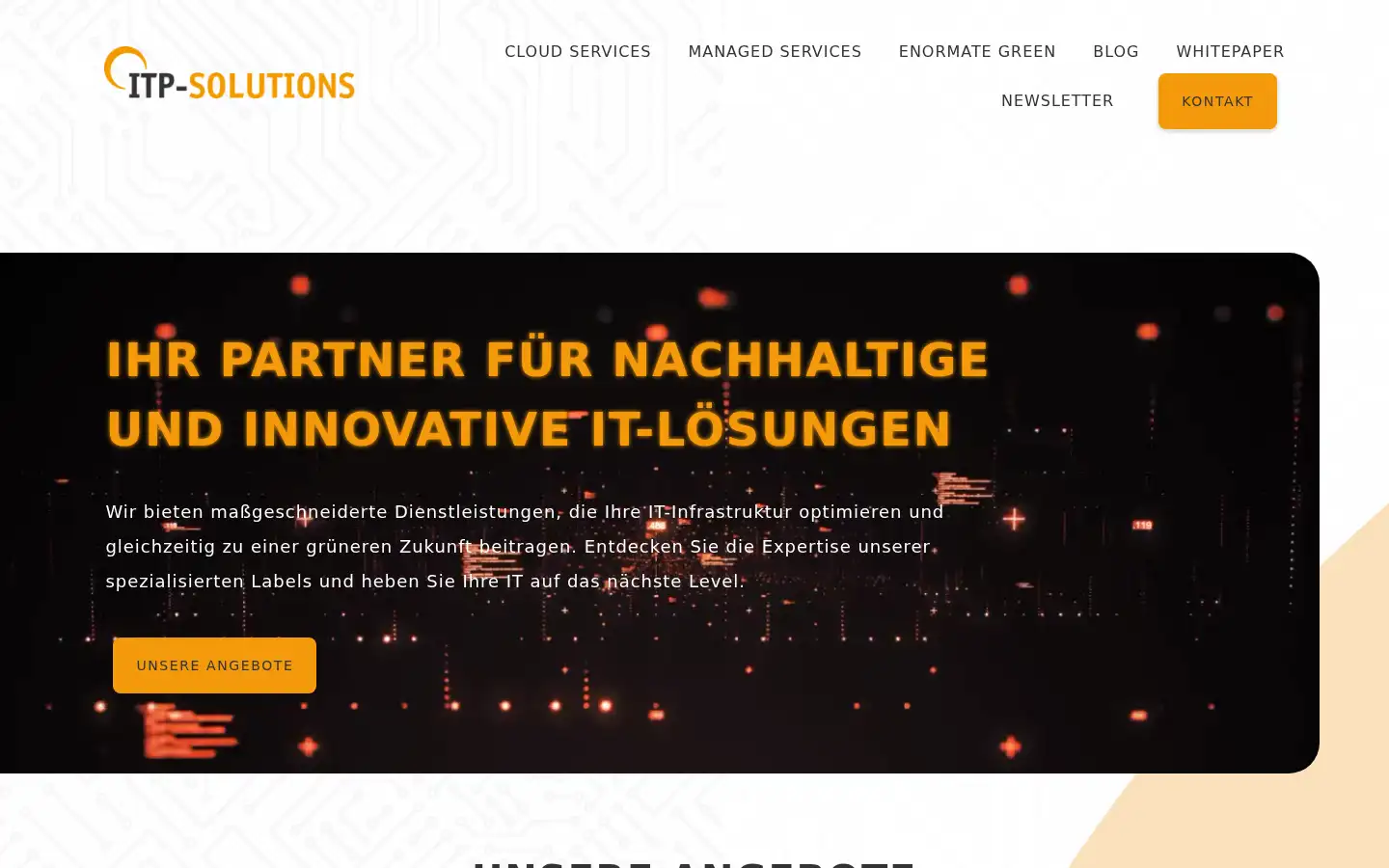 Screenshot of itp-solutions.de