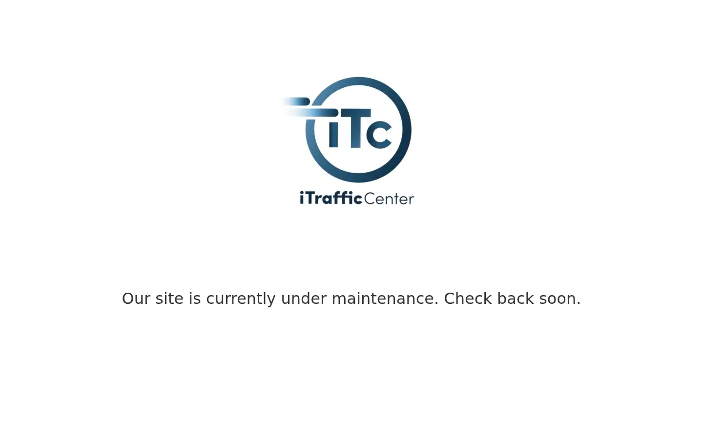 Screenshot of itrafficcenter.com