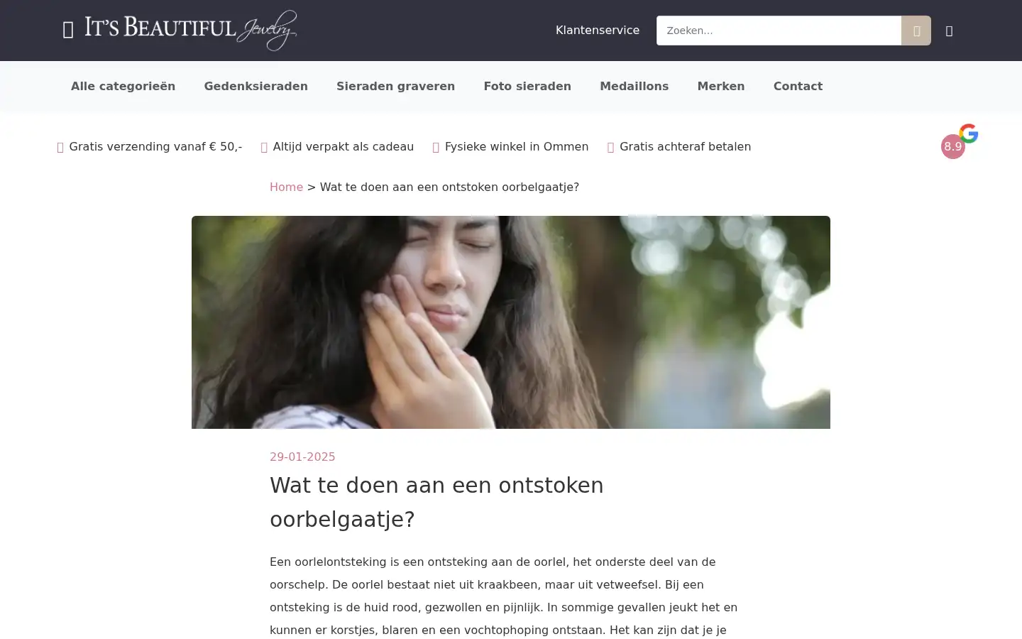 Screenshot of its-beautiful.nl