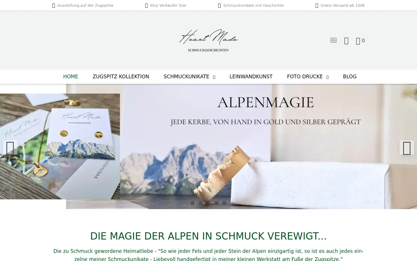 Screenshot of its-heartmade.de