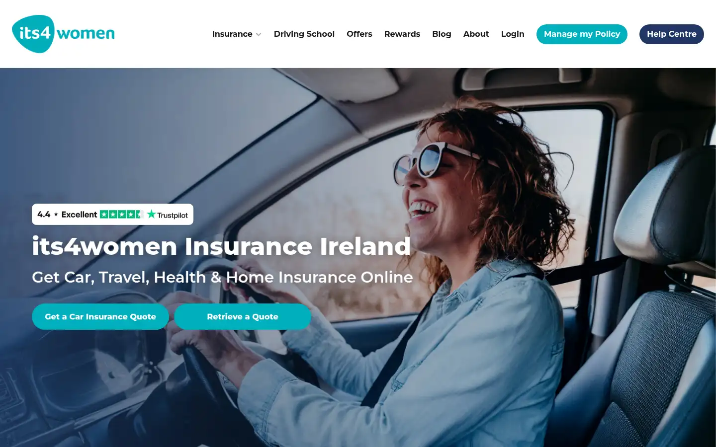 Screenshot of its4women.ie